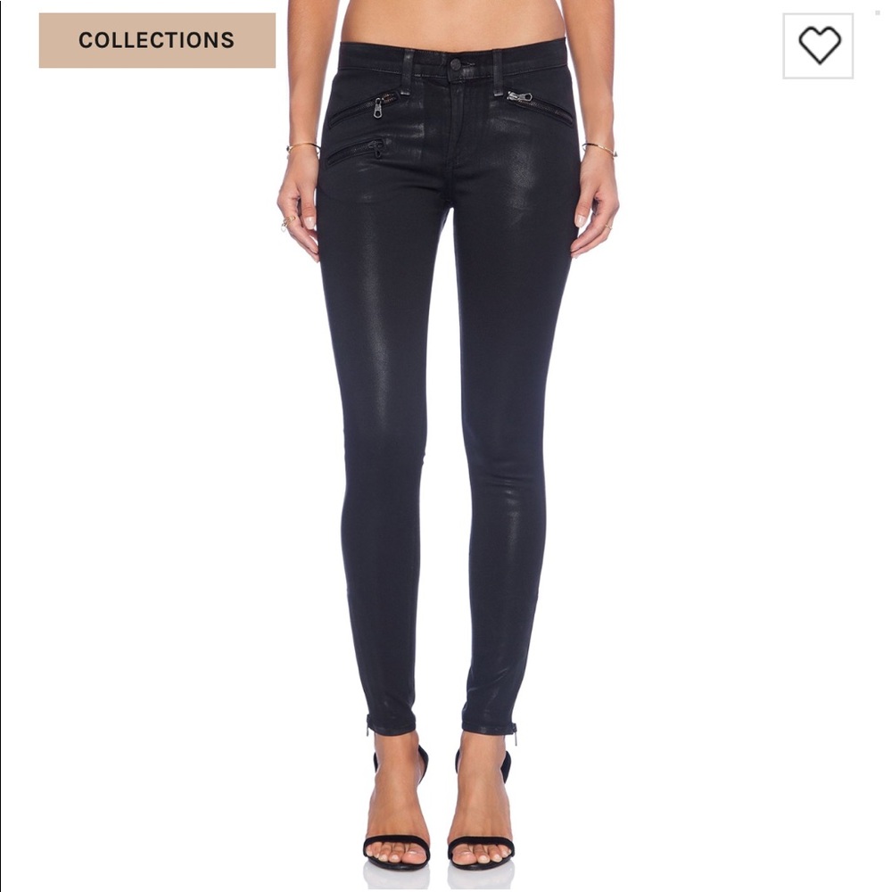 rag & bone / JEAN, Coated Skinny Jeans, Size 27